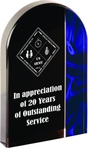 Arch Blue Velvet Acrylic