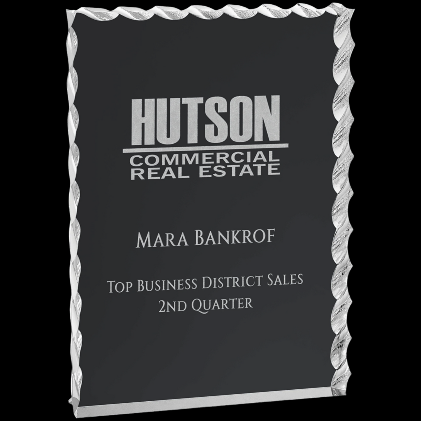 Silver Wave Edge Acrylic