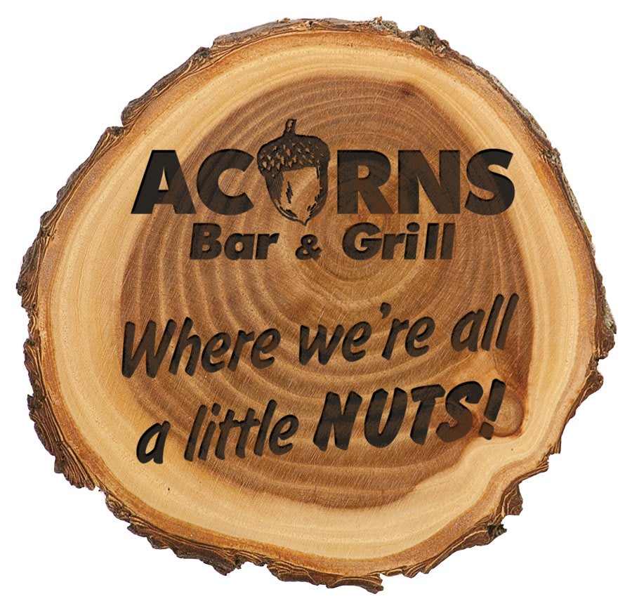 9" Old West Live Edge Elmwood Log Plaque