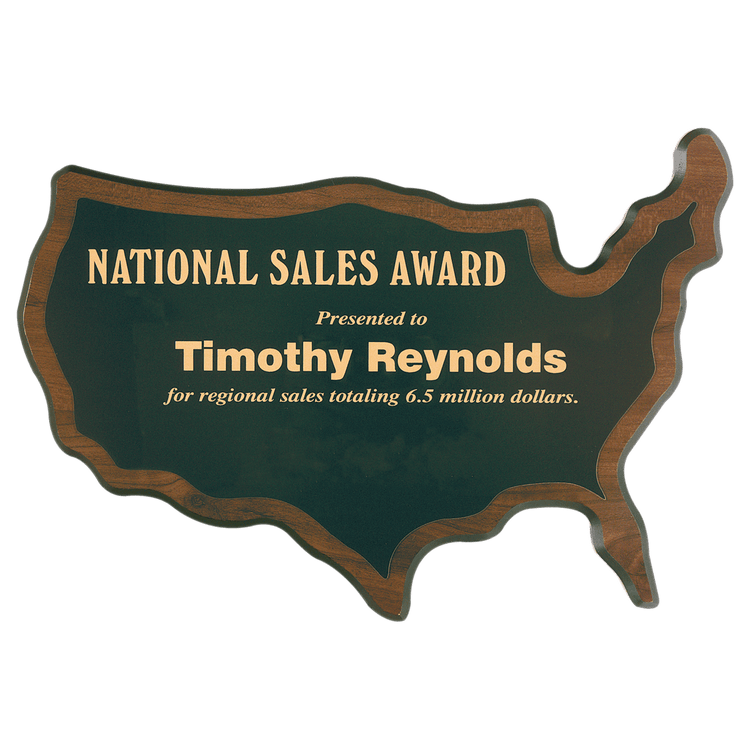 State-Shaped Plaques