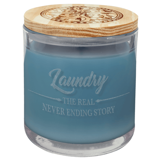 14 oz. Candle in a Glass Holder with Wood Lid