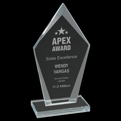 Diamond Clear Glass Award