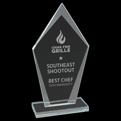 Diamond Clear Glass Award
