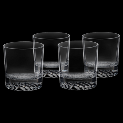 9 oz. Round Rocks Glass Set of 4 with Box