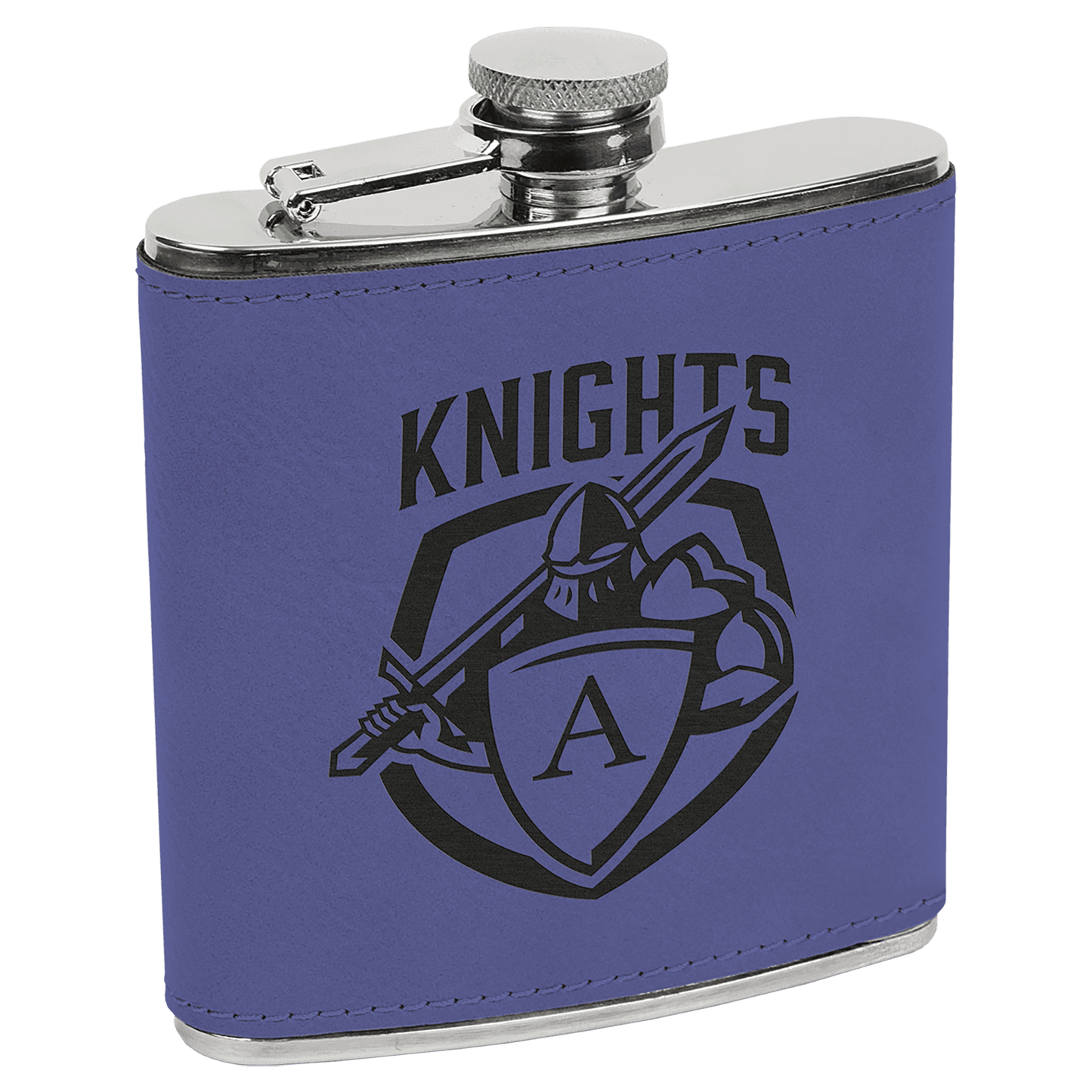 6 oz. Leatherette Stainless Steel Flask