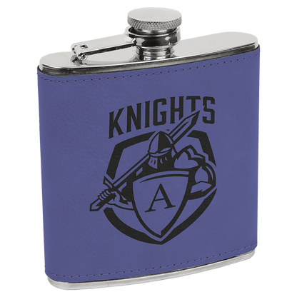 6 oz. Leatherette Stainless Steel Flask