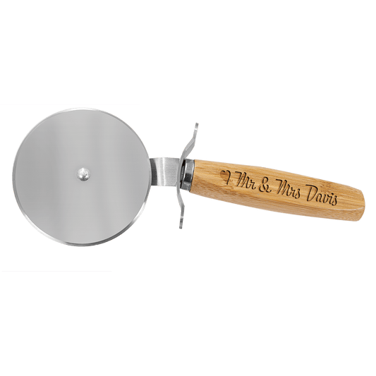 Bamboo Pizza Cutter 9.25"
