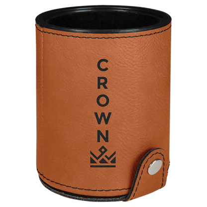 Leatherette Dice Cup with 5 Dice