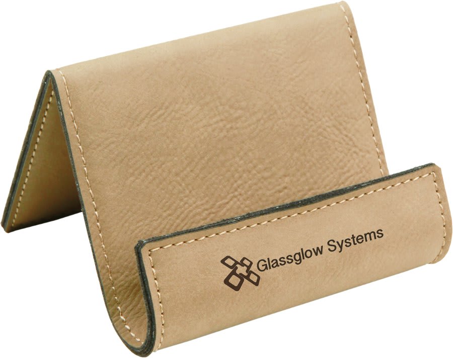 3.5" x 2.5" Leatherette Easel Holder