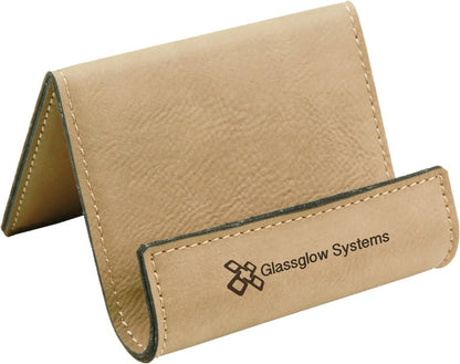 3.5" x 2.5" Leatherette Easel Holder