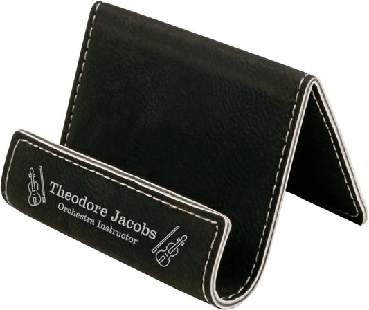 3.5" x 2.5" Leatherette Easel Holder