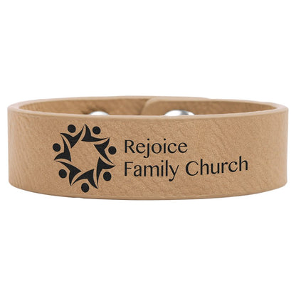 Leatherette Youth Cuff Bracelet .75" x 8.5"