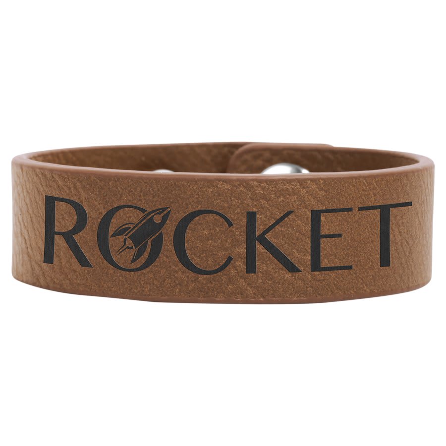 Leatherette Youth Cuff Bracelet .75" x 8.5"