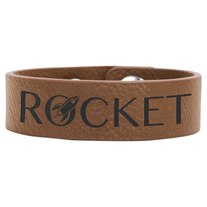 Leatherette Youth Cuff Bracelet .75" x 8.5"
