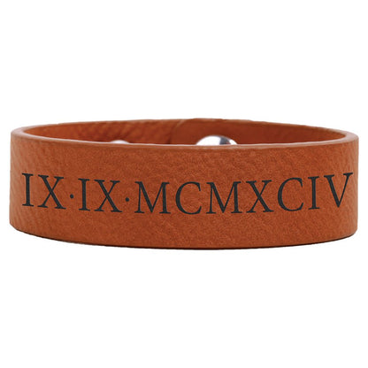 Leatherette Youth Cuff Bracelet .75" x 8.5"