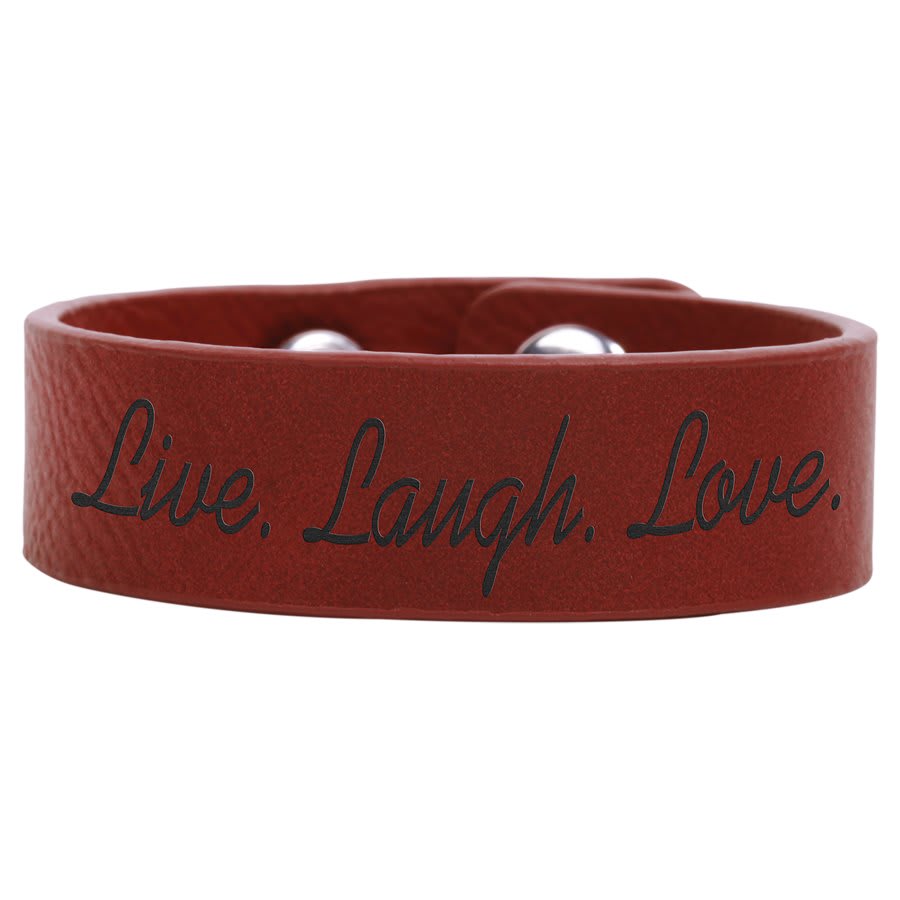 Leatherette Youth Cuff Bracelet .75" x 8.5"