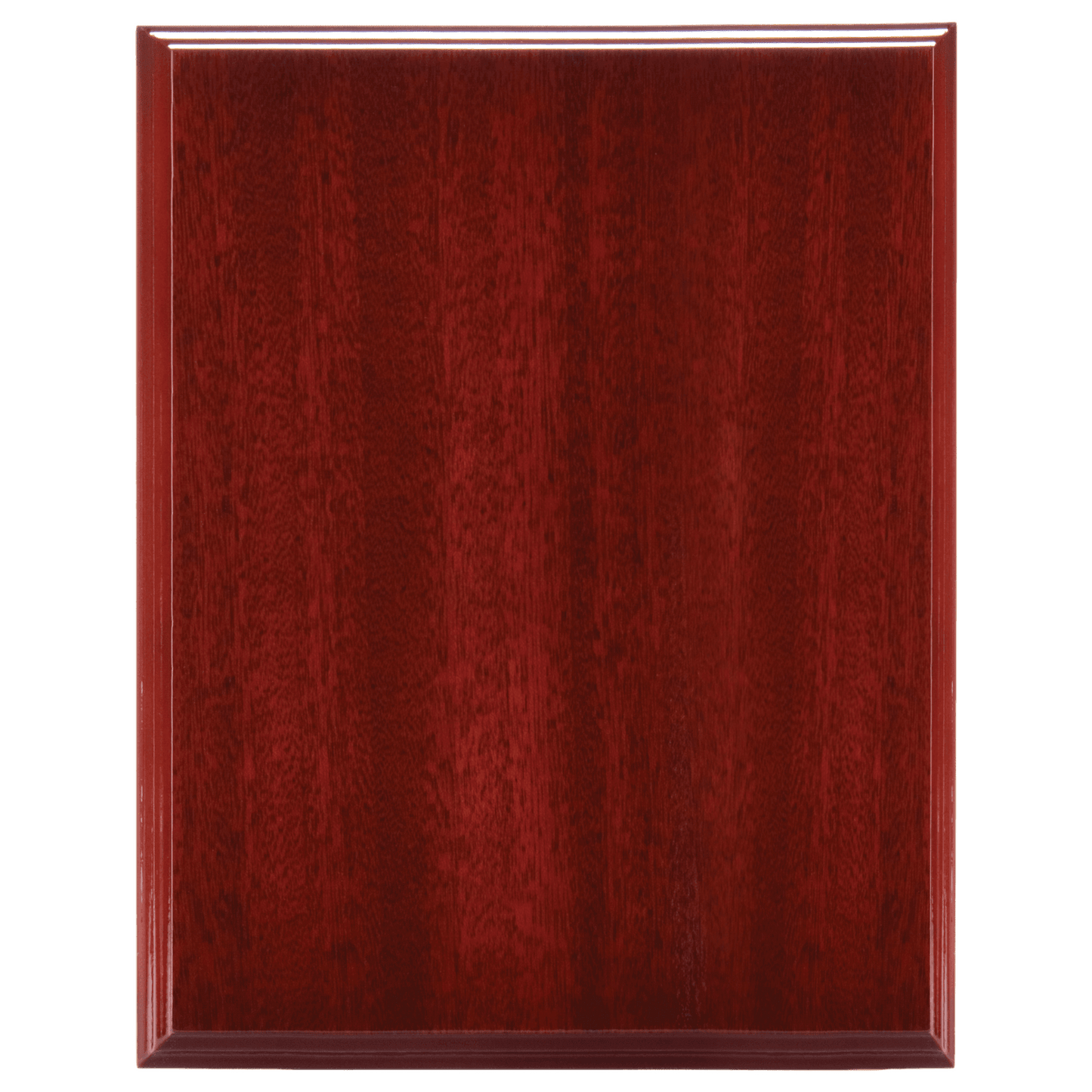 High Gloss Mahogany Finish Plaque