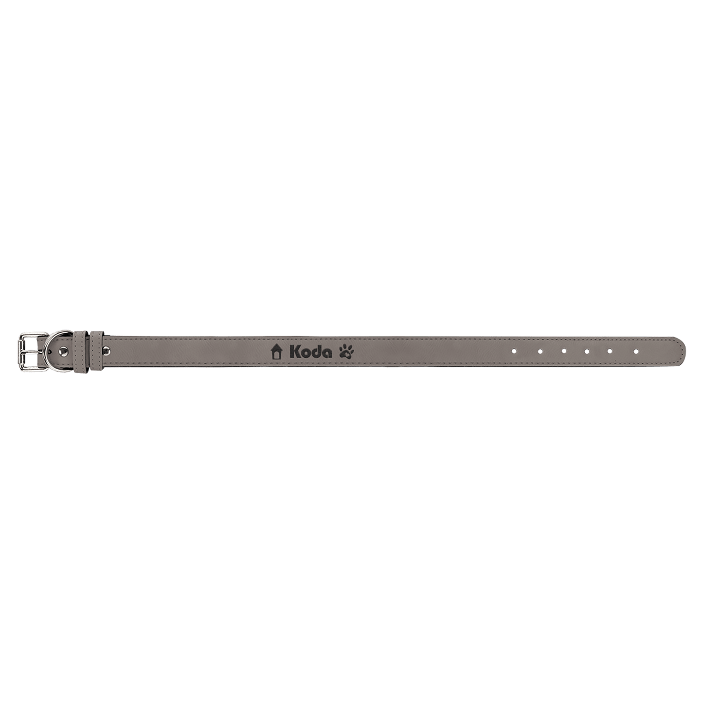 Extra Large 27" x 1.25" Leatherette Dog Collar