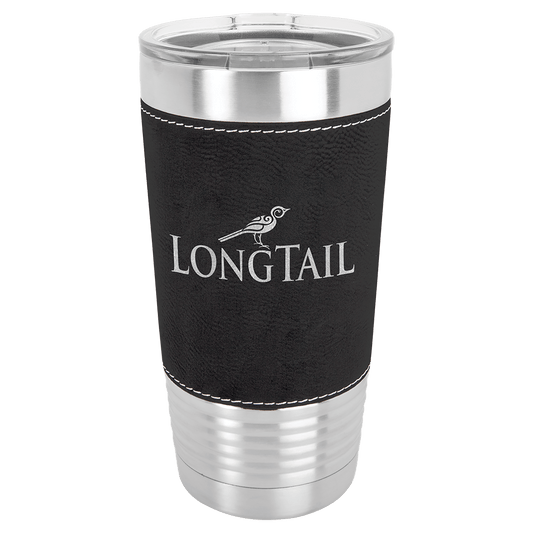 Polar Camel 20 oz. Leatherette Polar Camel Tumbler with Clear Lid