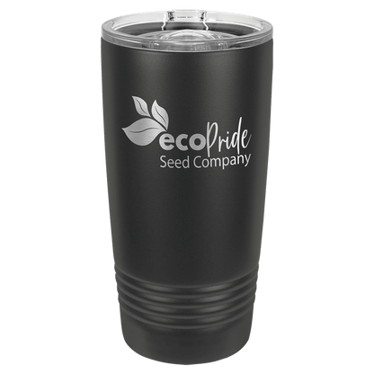 Polar Camel 20 oz. Ringneck Vacuum Insulated Tumbler with Slider Lid and Silver Ring