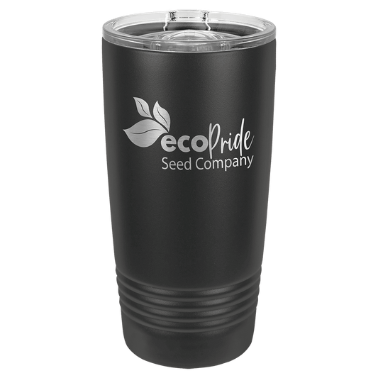 Polar Camel 20 oz. Ringneck Vacuum Insulated Tumbler with Slider Lid and Silver Ring