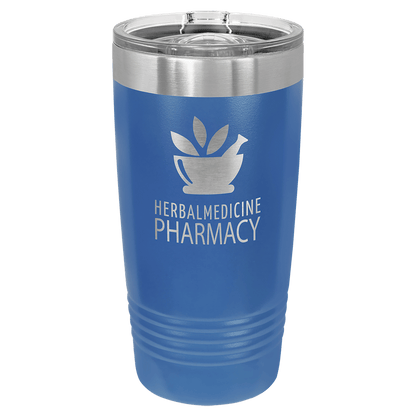 Polar Camel 20 oz. Ringneck Vacuum Insulated Tumbler with Slider Lid and Silver Ring