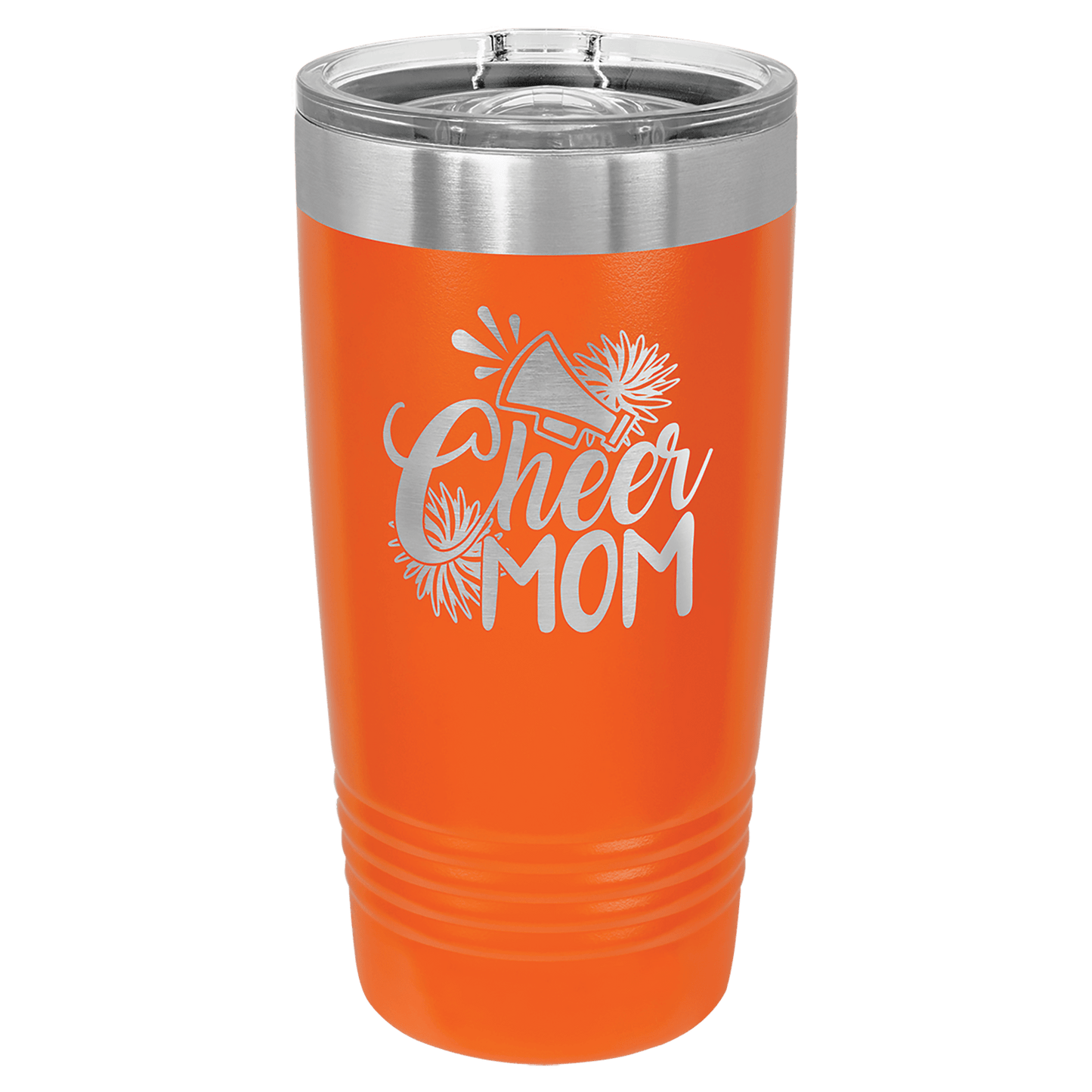 Polar Camel 20 oz. Ringneck Vacuum Insulated Tumbler with Slider Lid and Silver Ring