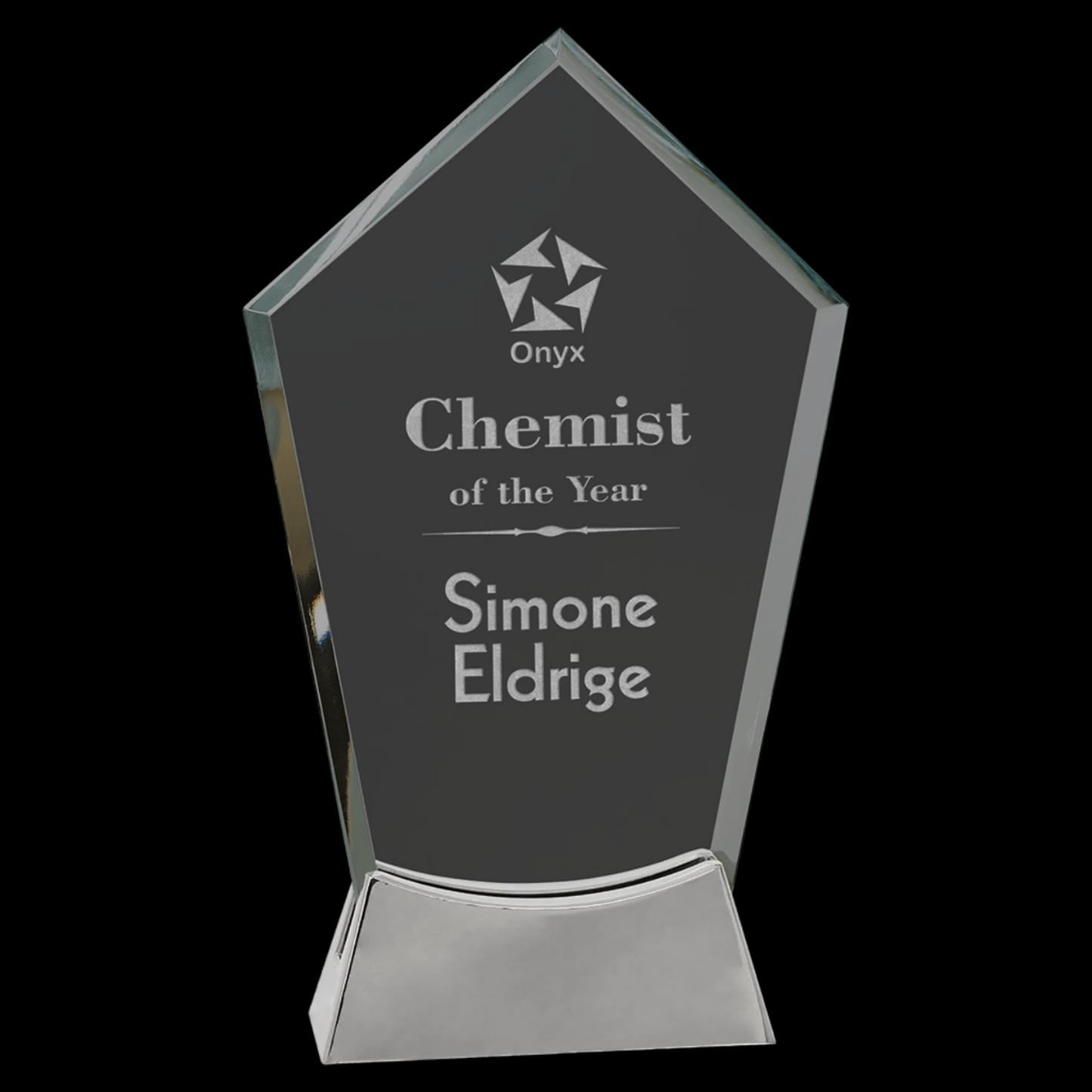 Peak Platinum Glass with Full Metal Base