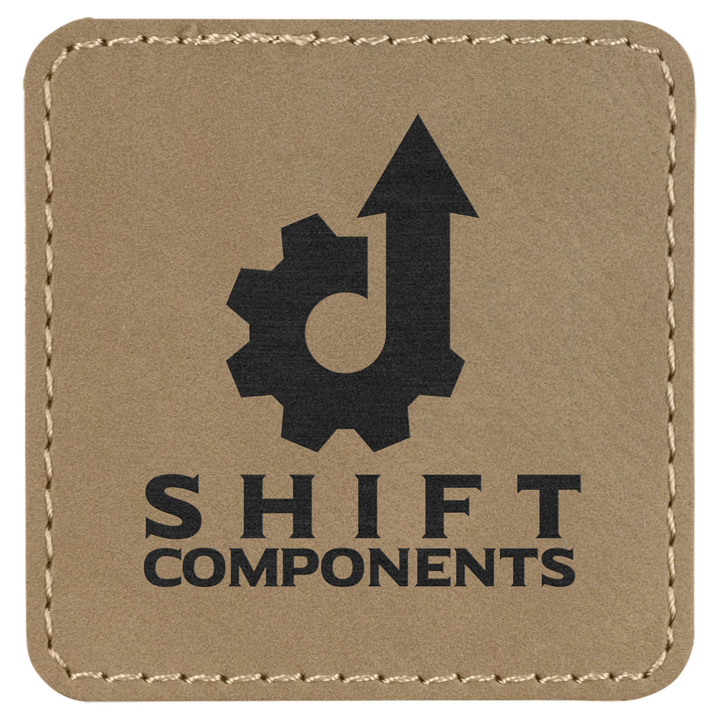 Square Leatherette Patch with Adhesive 2.5"