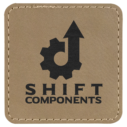 Square Leatherette Patch with Adhesive 2.5"