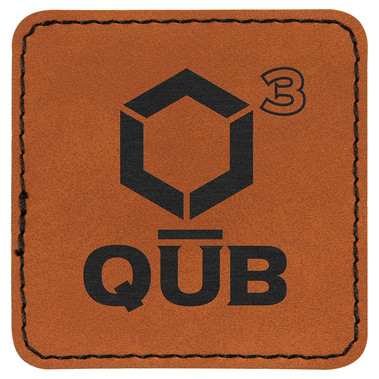 Square Leatherette Patch with Adhesive 2.5"