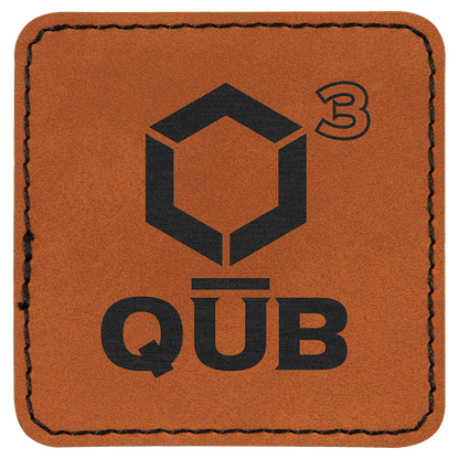Square Leatherette Patch with Adhesive 2.5"
