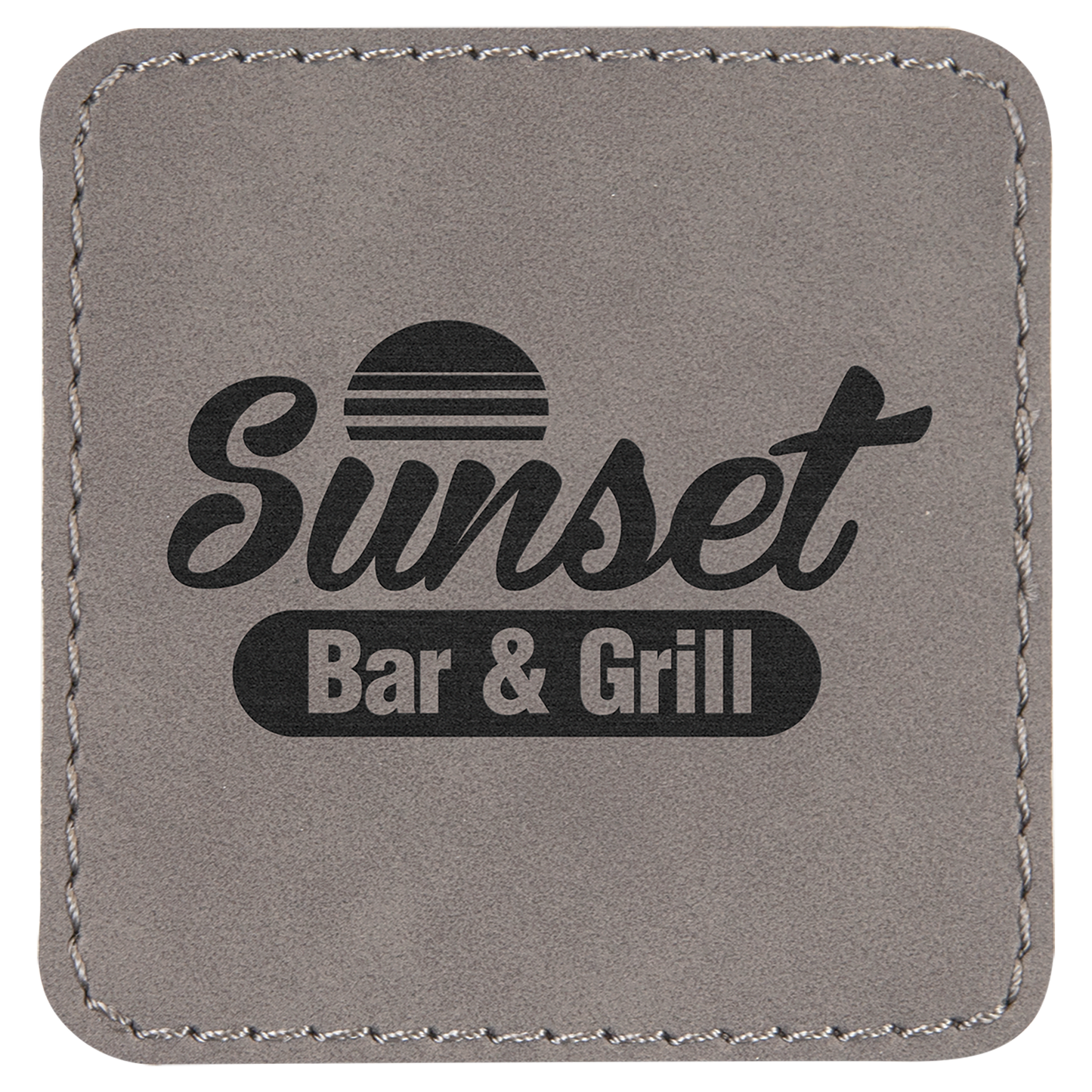 Square Leatherette Patch with Adhesive 2.5"