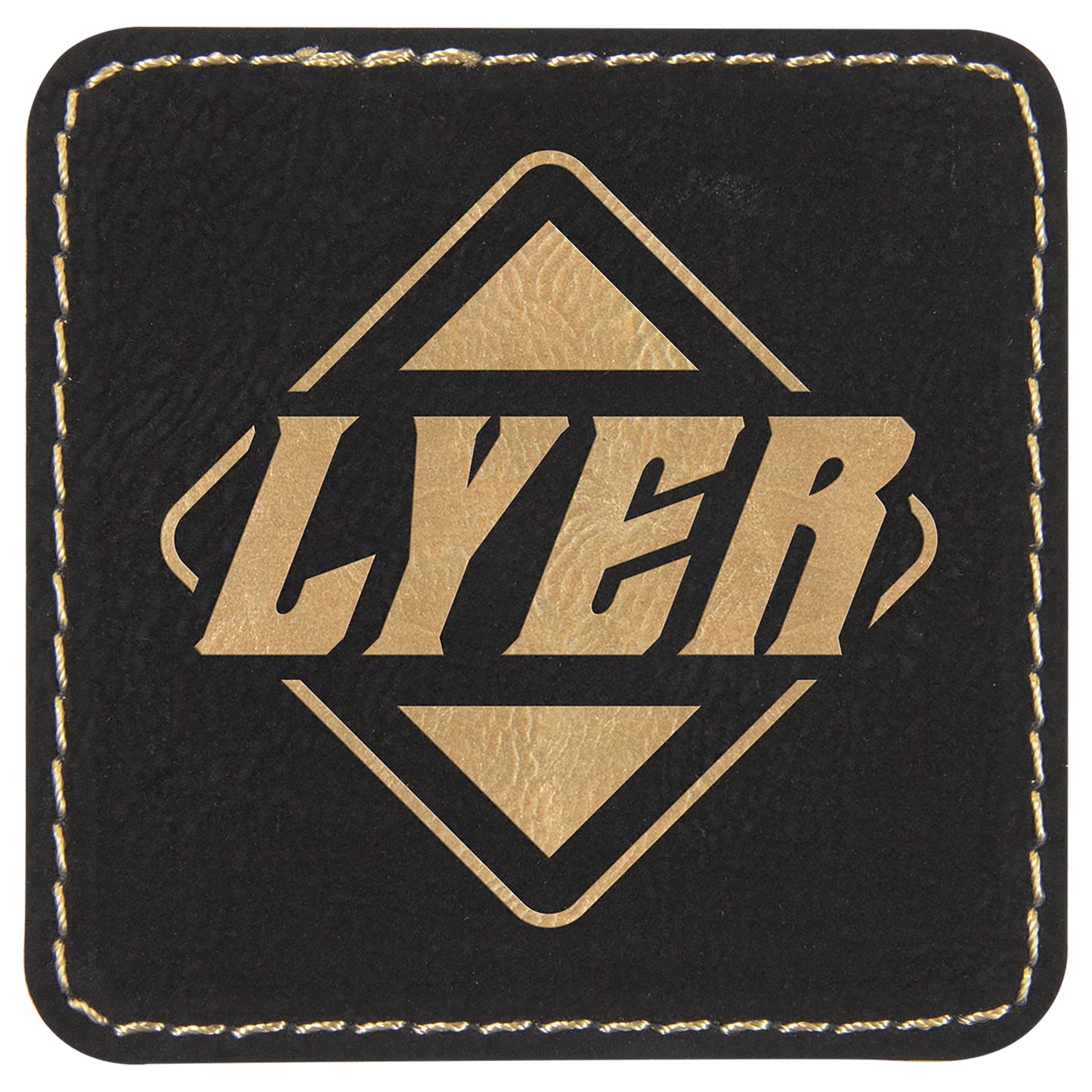 Square Leatherette Patch with Adhesive 2.5"