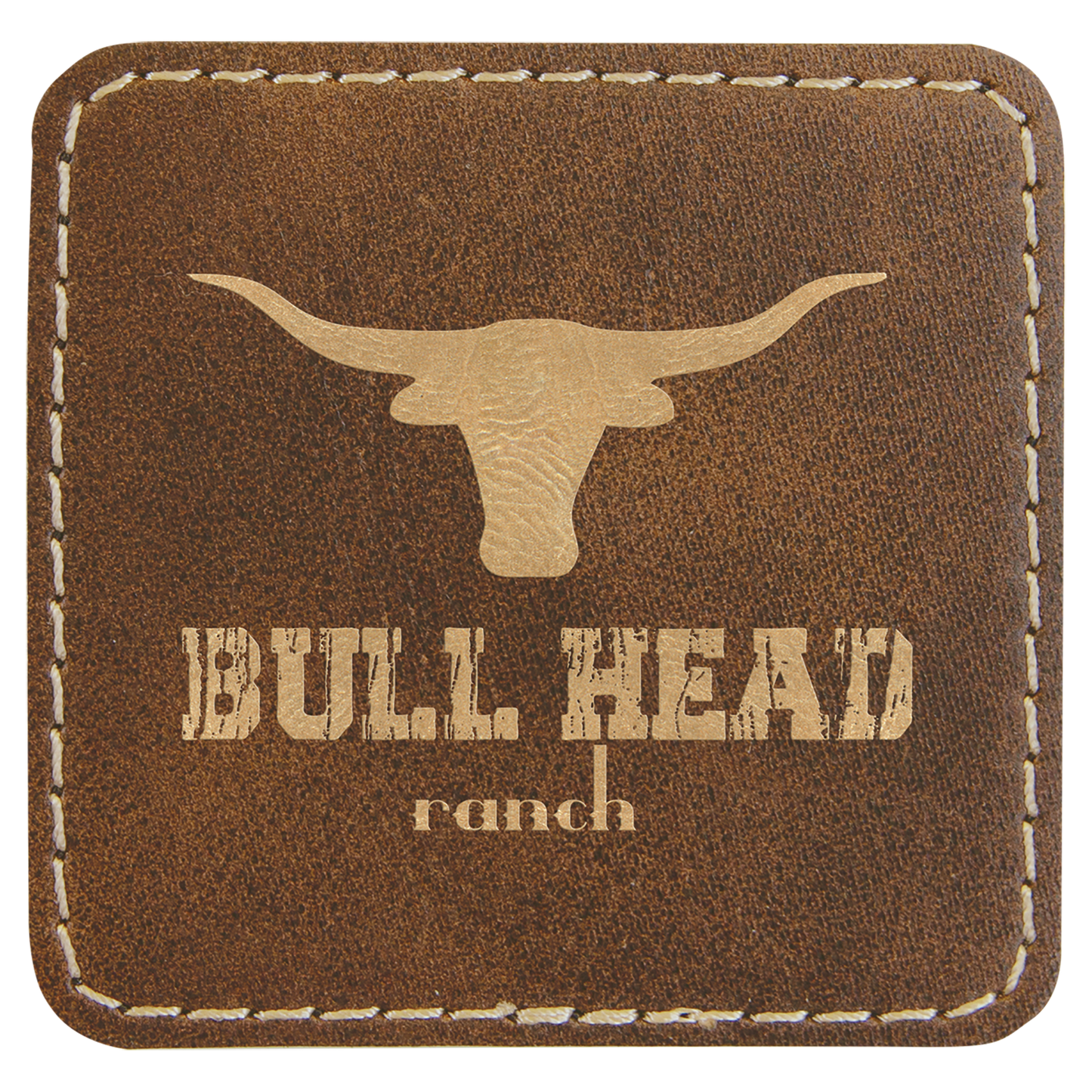 Square Leatherette Patch with Adhesive 2.5"