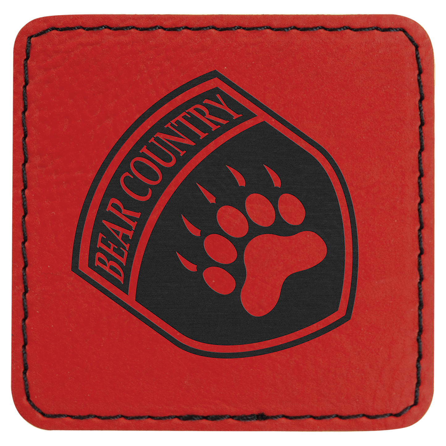 Square Leatherette Patch with Adhesive 2.5"