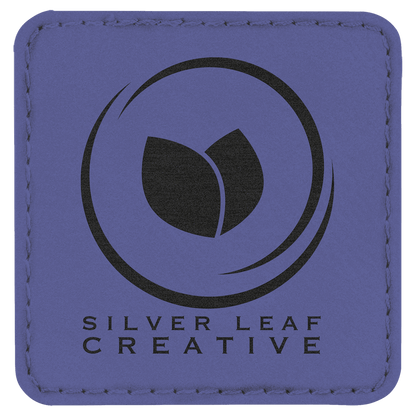 Square Leatherette Patch with Adhesive 2.5"