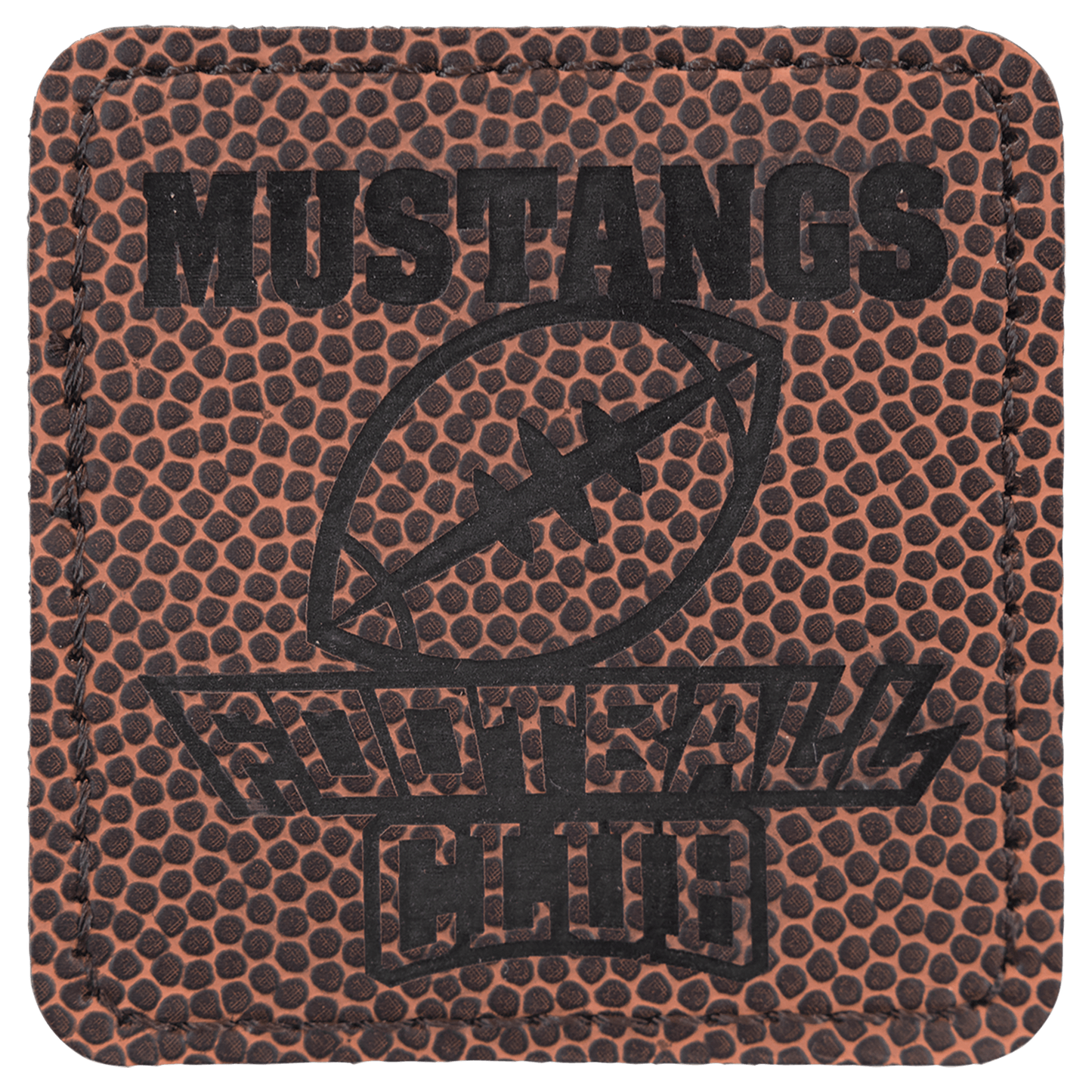 Square Leatherette Patch with Adhesive 2.5"