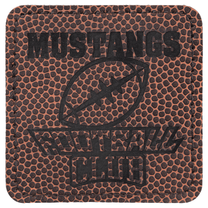 Square Leatherette Patch with Adhesive 2.5"