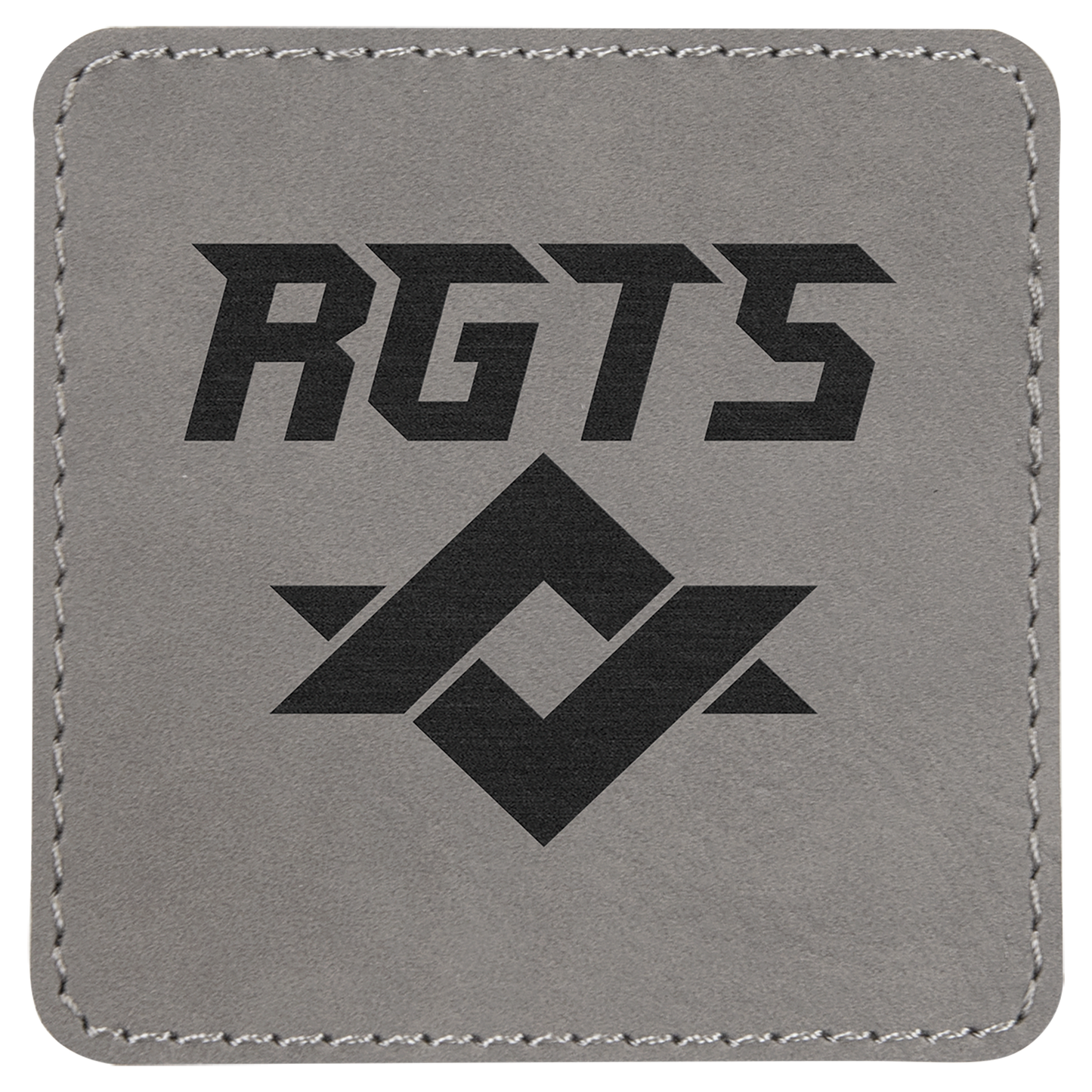 Square Leatherette Patch with Adhesive 3"