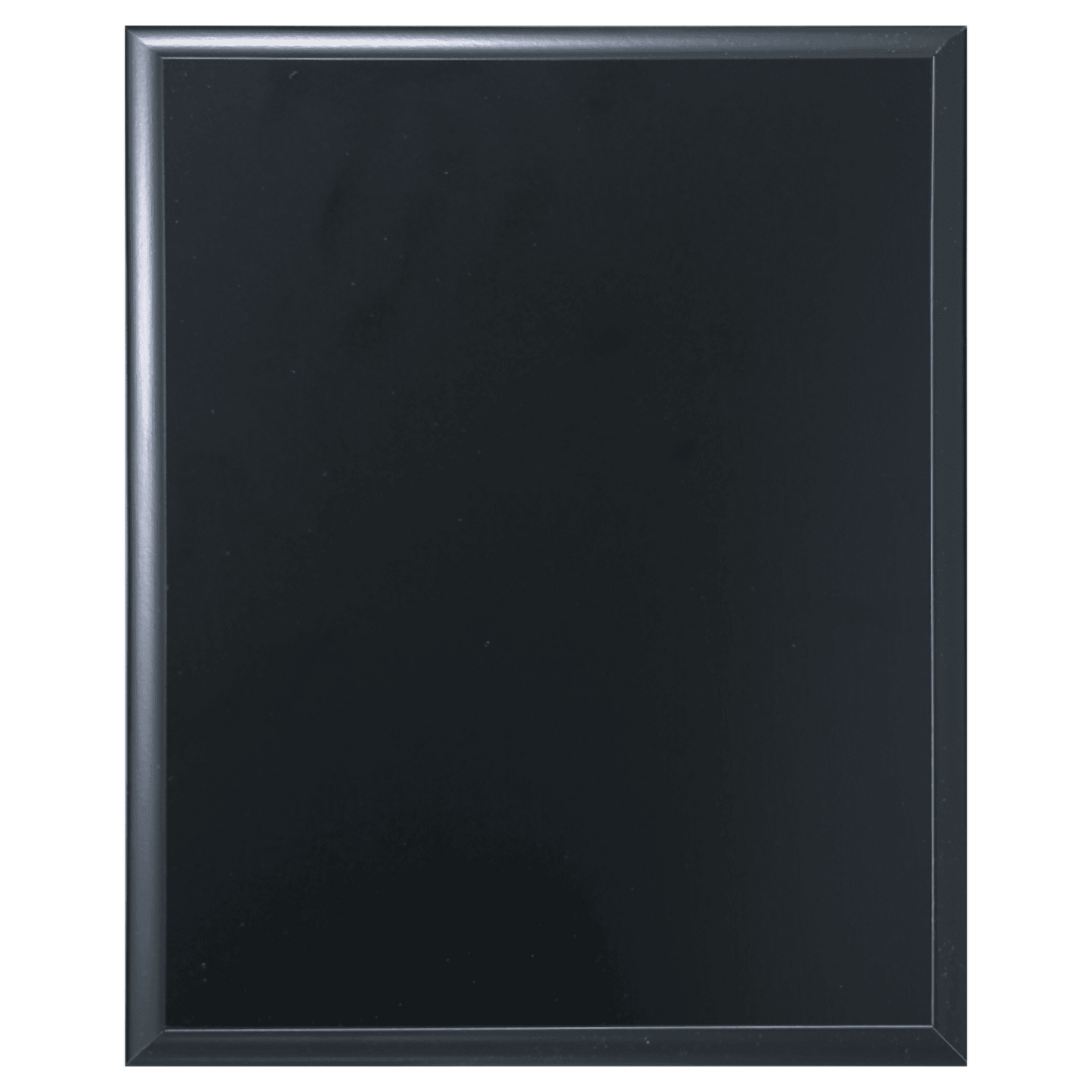 Solid Black Finish Plaque