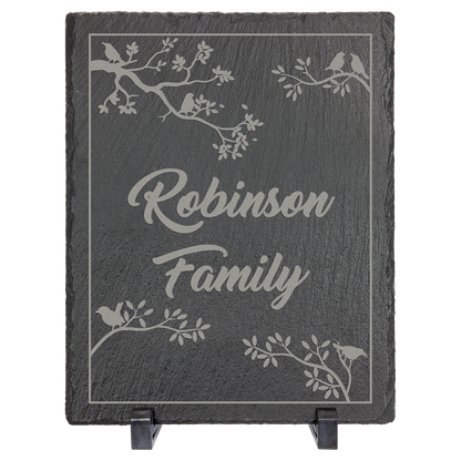 Rectangle Slate Plaque with Plastic Feet