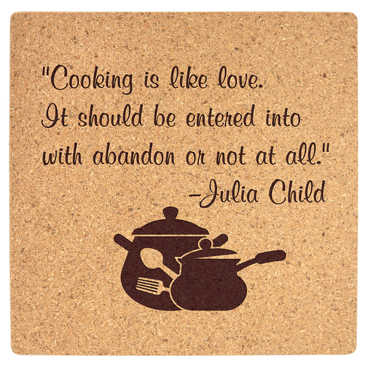 7.75" Square Cork Trivet